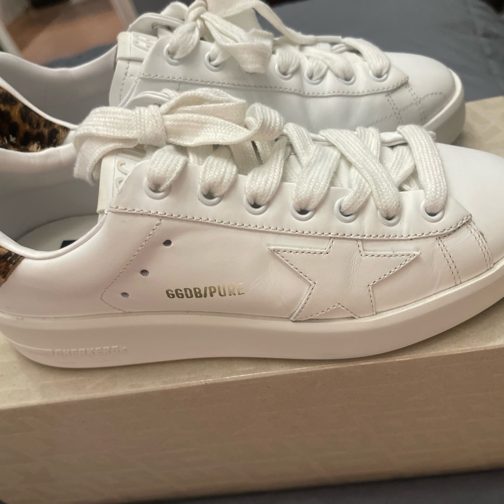 Golden Goose sneakers with box and dust bag like new only wear one time